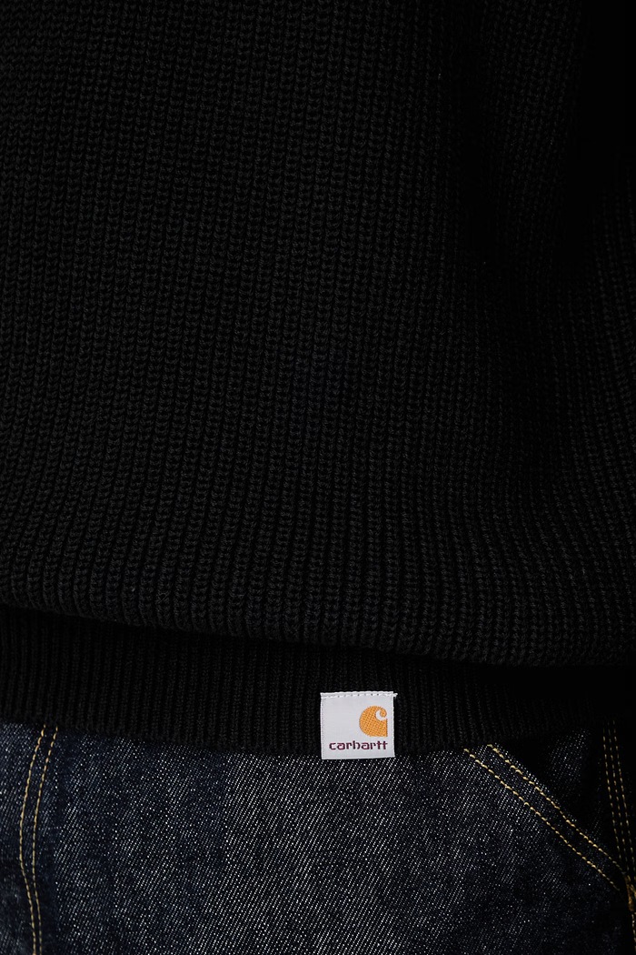 Carhartt WIP L/S Miles sweter bawełniany męski I036858 czarny