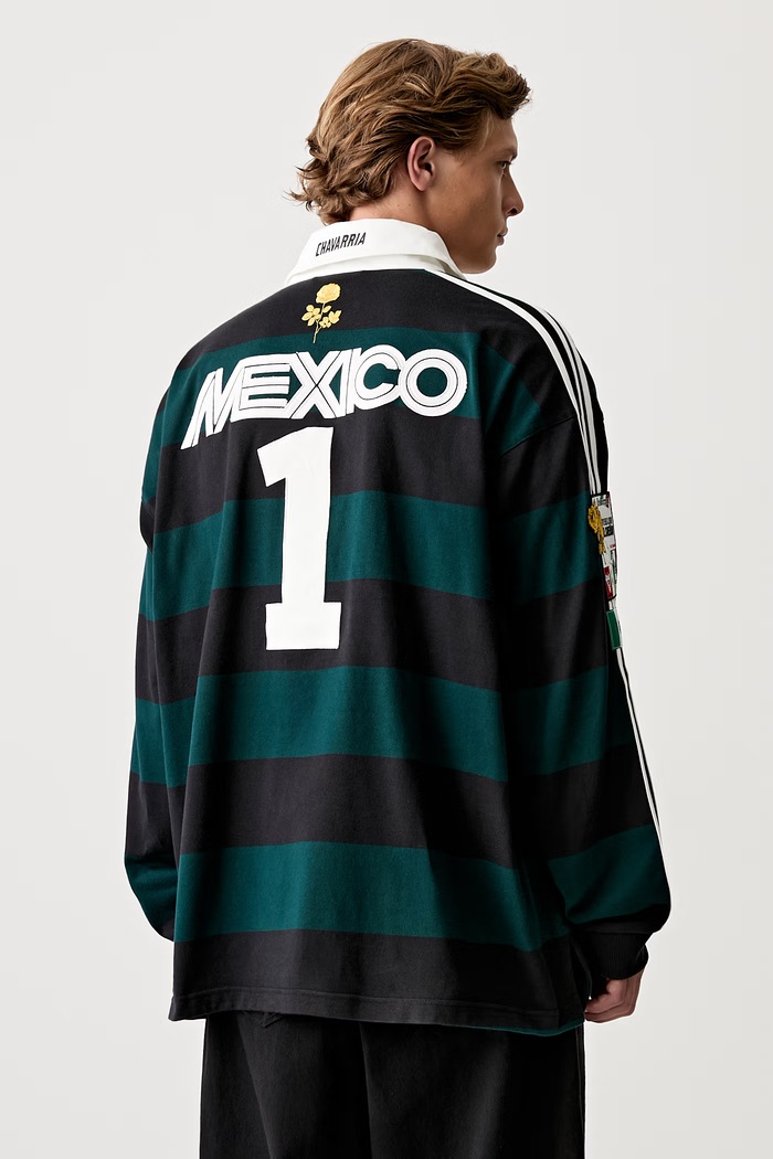 Дрехи adidas Originals x Willy Chavarria блуза с дълги ръкави мъжка от памук KV1977 зелен
