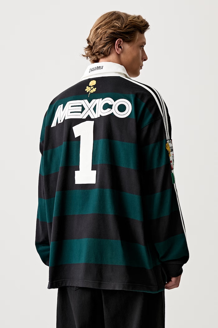 Дрехи adidas Originals x Willy Chavarria блуза с дълги ръкави мъжка от памук KV1977 зелен