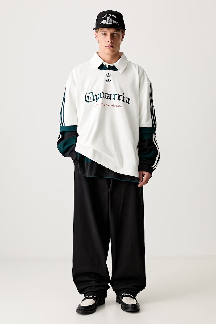 adidas Originals x Willy Chavarria блуза с дълги ръкави мъжка от памук KV1977
