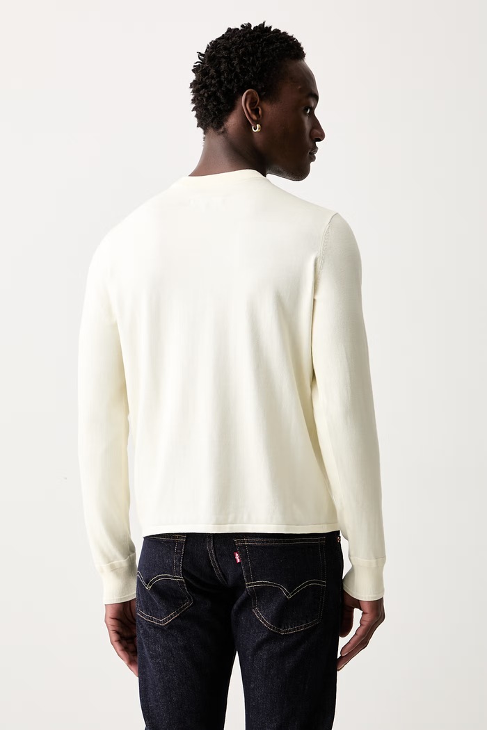 Odzież Rag & Bone sweter męski bawełniany RH0A26P6MCO beżowy