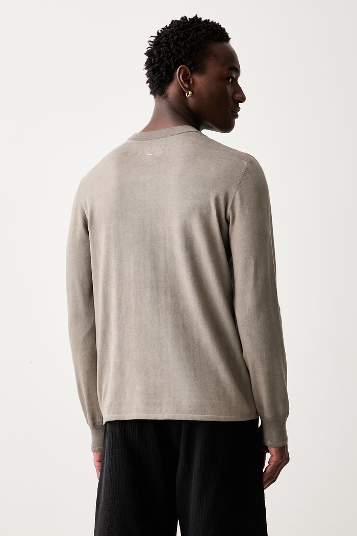 Odzież Rag & Bone sweter męski bawełniany RH9926P6MCO beżowy