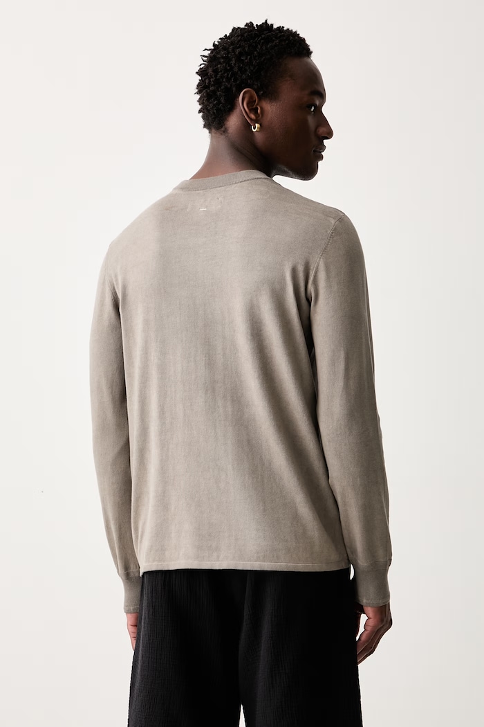 Odzież Rag & Bone sweter męski bawełniany RH9926P6MCO beżowy