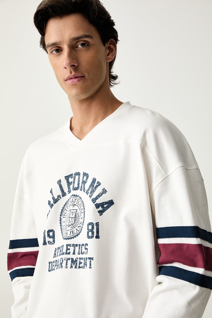 Guess Jeans longsleeve męski bawełniany biały M6YI68.K4823
