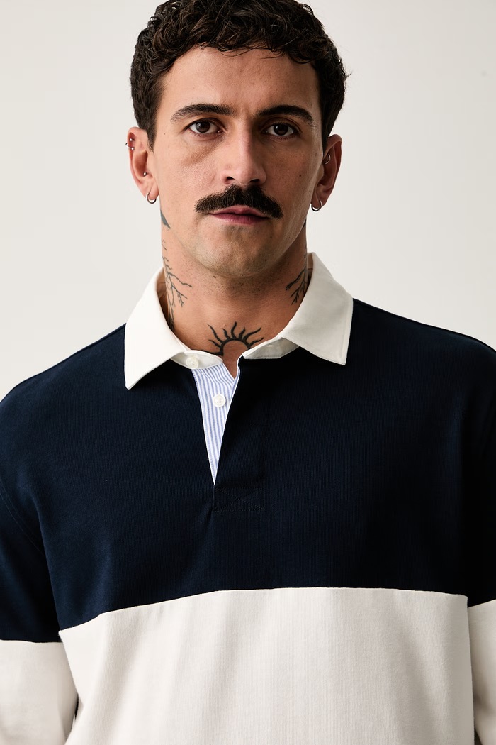 Tommy Jeans tričko s dlouhým rukávem pánské bavlněné námořnická modř DM0DM23161