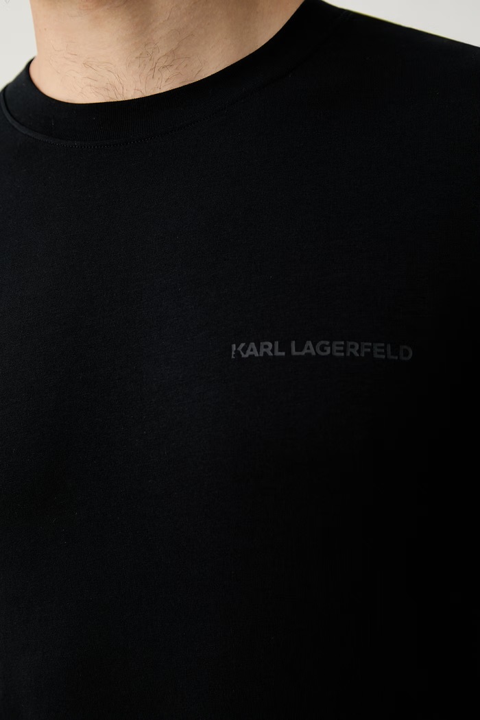 Karl Lagerfeld μακρυμάνικο ανδρικό βαμβακερό με ελαστάν 2-pack A4M47003