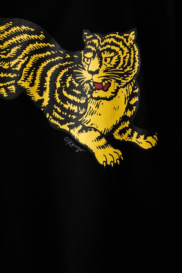 Kenzo longsleeve męski bawełniany FG65TL3644SG czarny