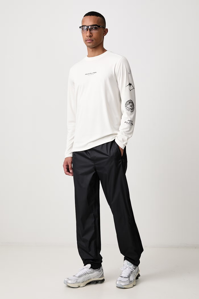 Asics Longsleeve do biegania męski FUJITRAIL LOGO LS TOP 2011D525.100 biały AW26