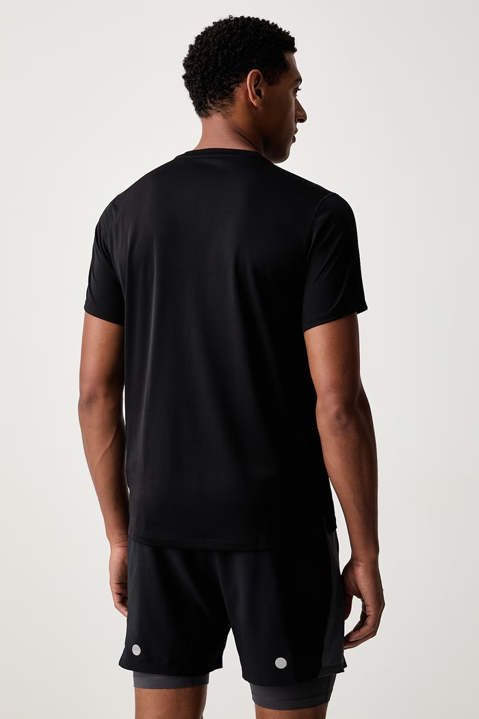 Odzież Asics T-shirt do biegania męski FUJITRAIL LOGO SS TOP 2011D527.001 czarny