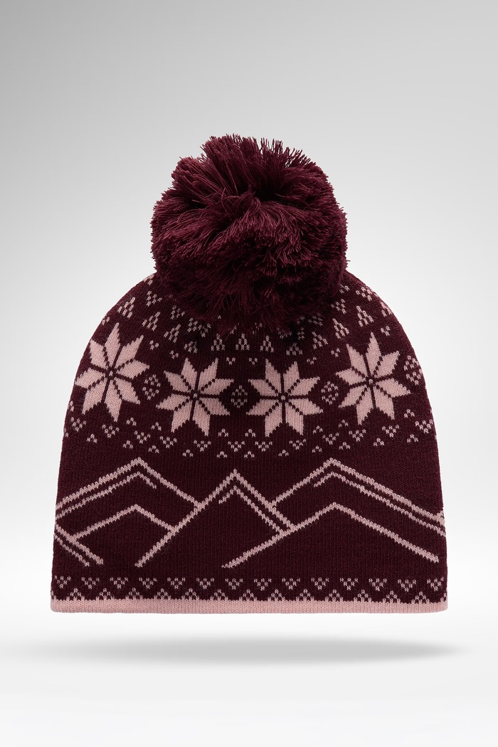 Rossignol Czapka z pomponem dziecięca OM BEANIE fioletowy RLPYH06