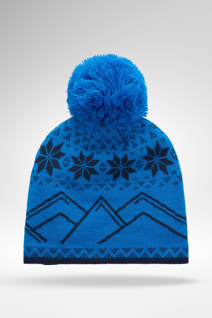 Rossignol Czapka z pomponem dziecięca OM BEANIE niebieski RLPYH06