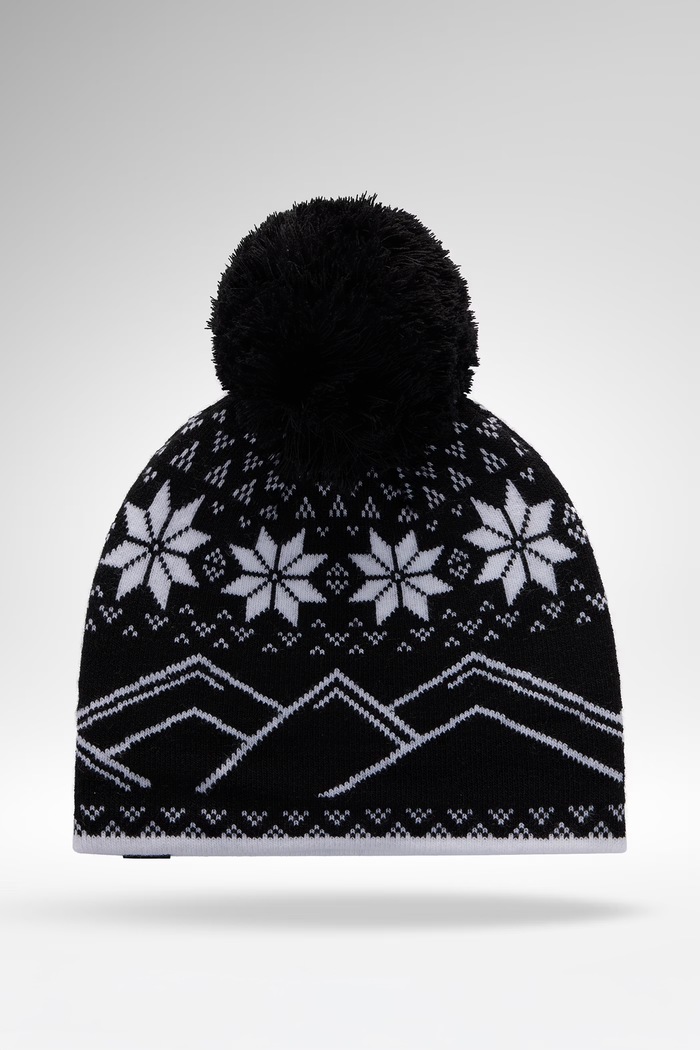 Rossignol Czapka z pomponem dziecięca OM BEANIE czarny RLPYH06