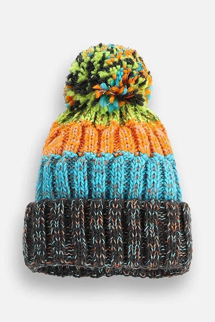 Coccodrillo Czapka z pomponem dziecięca multicolor ZC6364304AWB