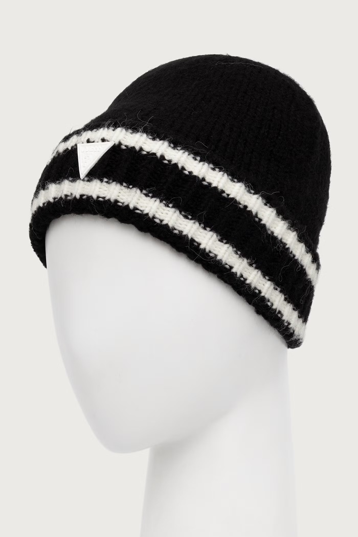 Guess Czapka dziecięca z dodatkiem wełny L6BZ03.Z1546.9BY2 czarny AW26
