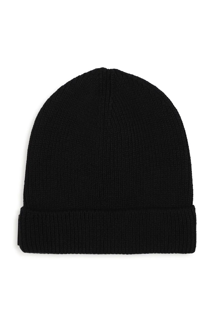 Karl Lagerfeld Beanie kapa za djecu od pamuka Z31442 crna AW26
