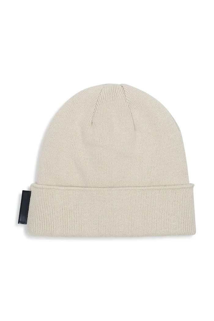 Karl Lagerfeld Beanie kapa za djecu od pamuka Z31421 bež AW26