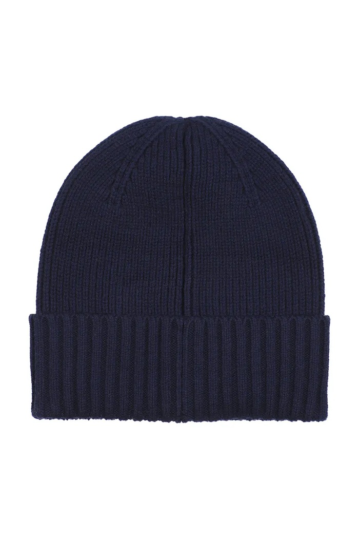 BOSS Pletená čepice dětská J53575 námořnická modř AW26