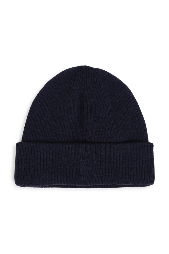 BOSS Pletená čepice dětská s viskózou J53584.52.54 námořnická modř AW26