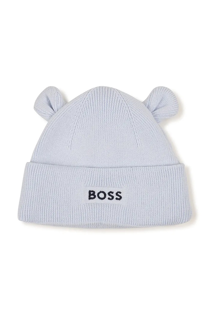 BOSS Σκούφος βρεφικός βαμβακερός J53569.74.81 μπλε AW26