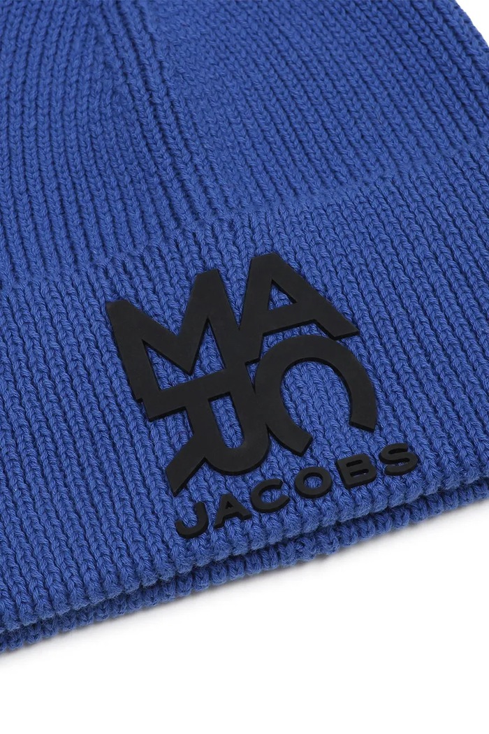 Chłopiec MARC JACOBS Czapka beanie dziecięca bawełniana W61088.50.56 niebieski
