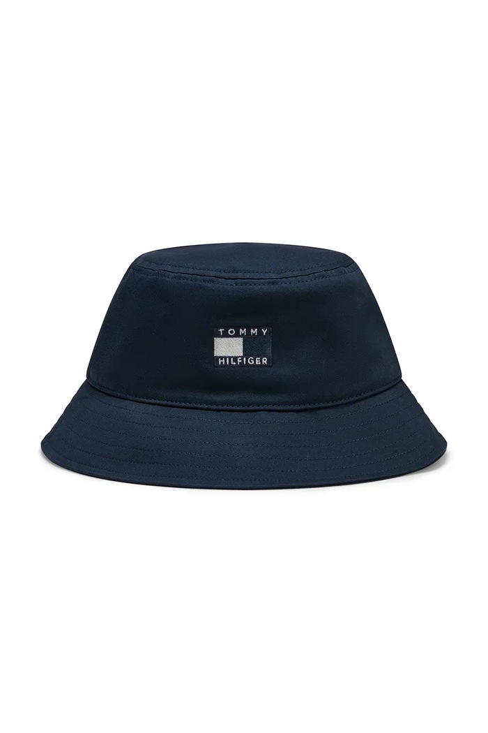 Tommy Hilfiger kapelusz bucket dziecięcy bawełniany niebieski KA0KA00062.9BY2