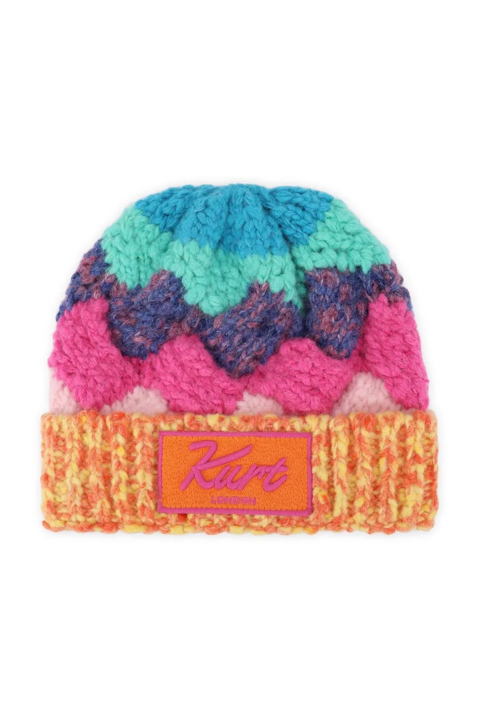 Kurt Geiger London Czapka beanie damska multicolor 6216469999