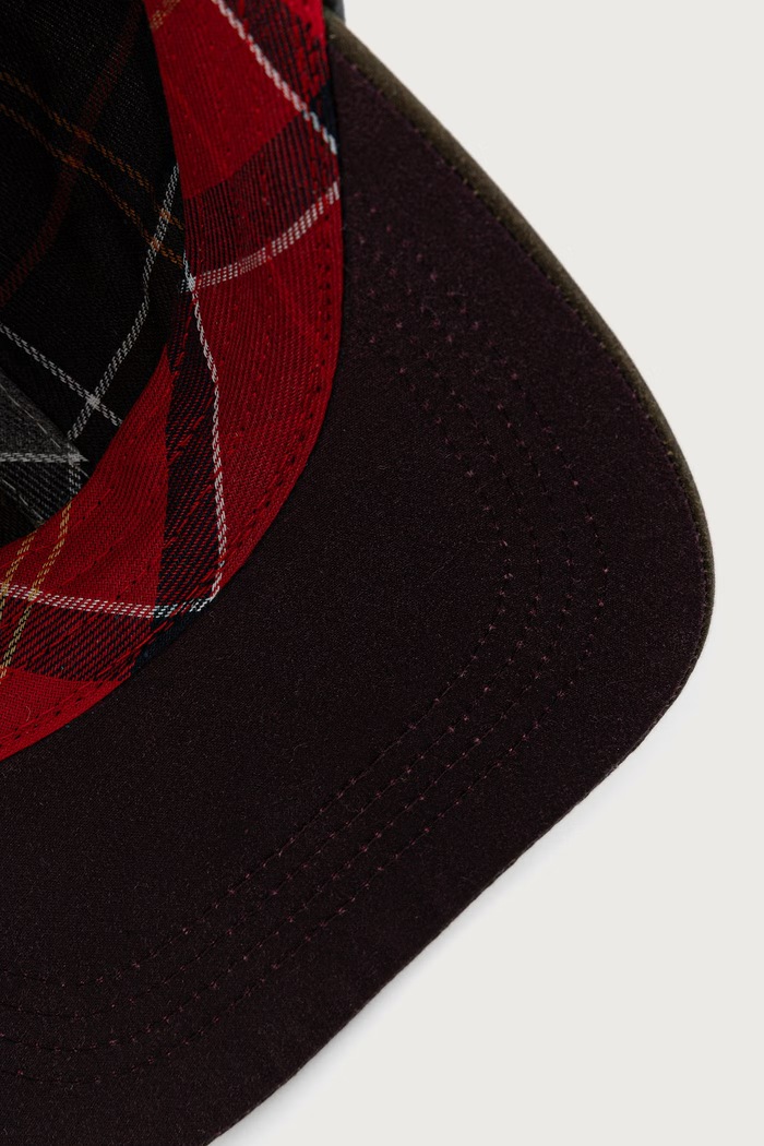 Czapka z daszkiem bawełniana damska Barbour LHA0656SG51 zielony