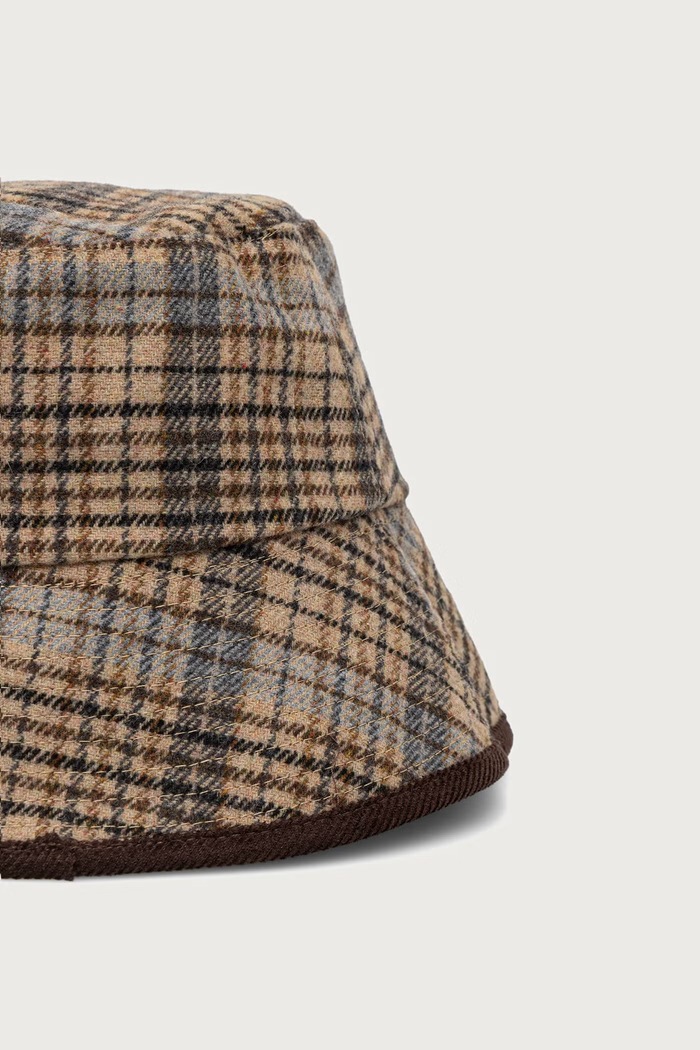 Akcesoria Pedro del Hierro Kapelusz bucket dwustronny damski 4964487 brązowy