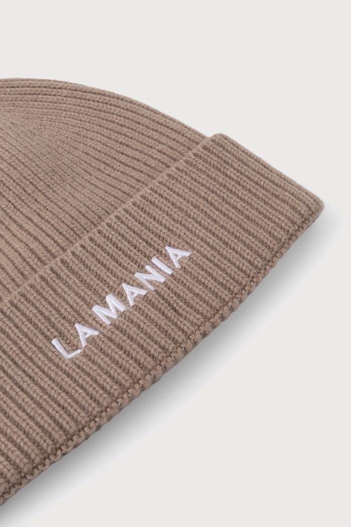 Akcesoria La Mania Czapka damska wełniana STOCKHOLM STOCKHOLM beżowy