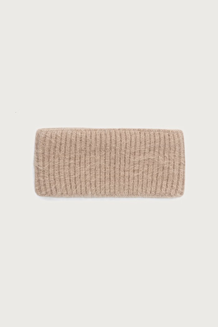 Le Privé Пов'язка на голову жіноча з додаванням кашеміру LE HEADBAND BEIGE бежевий LP00870