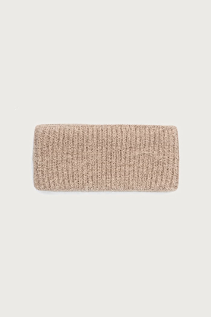 Le Privé Пов'язка на голову жіноча з додаванням кашеміру LE HEADBAND BEIGE бежевий LP00870