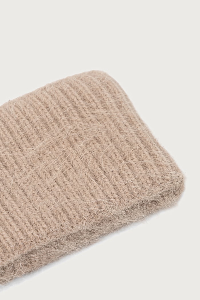 Le Privé Пов'язка на голову жіноча з додаванням кашеміру LE HEADBAND BEIGE LP00870 бежевий AW26
