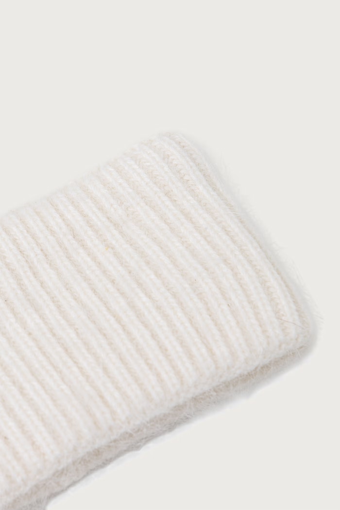 Le Privé Пов'язка на голову жіноча з додаванням кашеміру LE HEADBAND BLANC LP00868 бежевий AW26