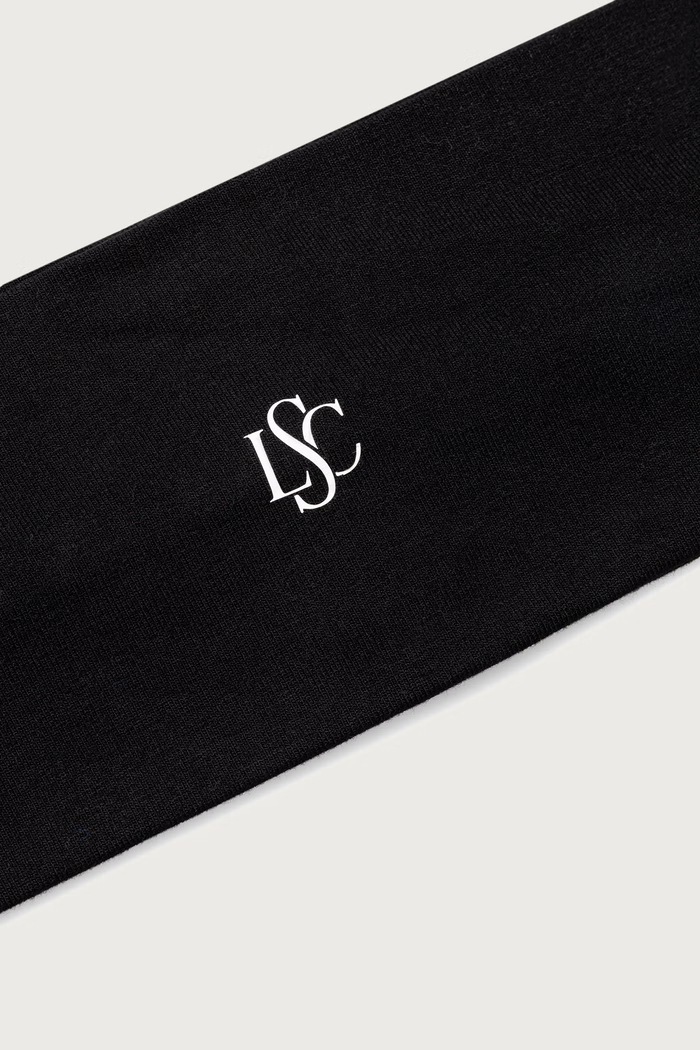 Le Privé Opaska na głowę damska HEADBAND LP00485 czarny AW26
