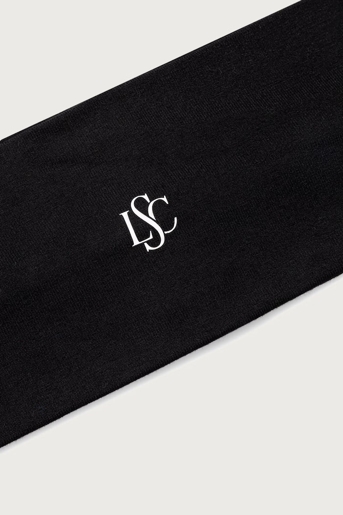 Le Privé Opaska na głowę damska HEADBAND LP00485 czarny AW26