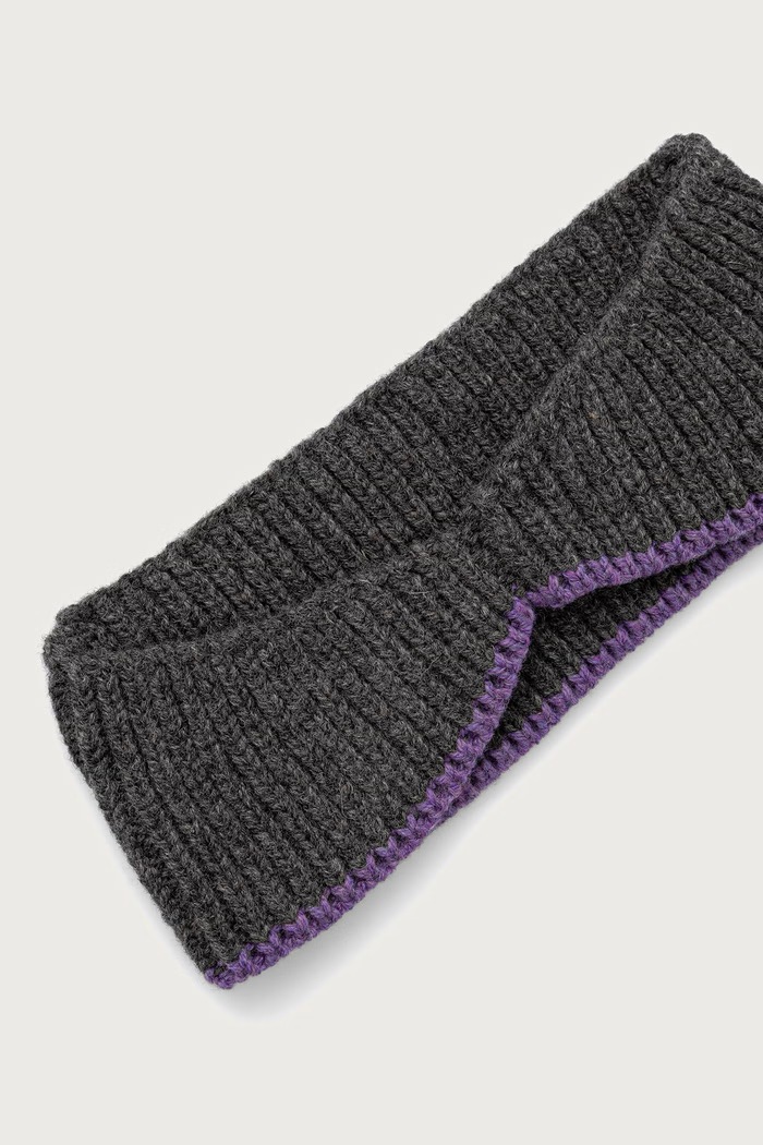 Cloimh Opaska na głowę damska wełniana FW26.WHB szary AW26