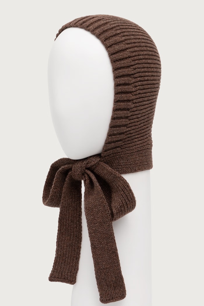 Cloimh Kaptur damski wełniany FW26.WTH brązowy AW26