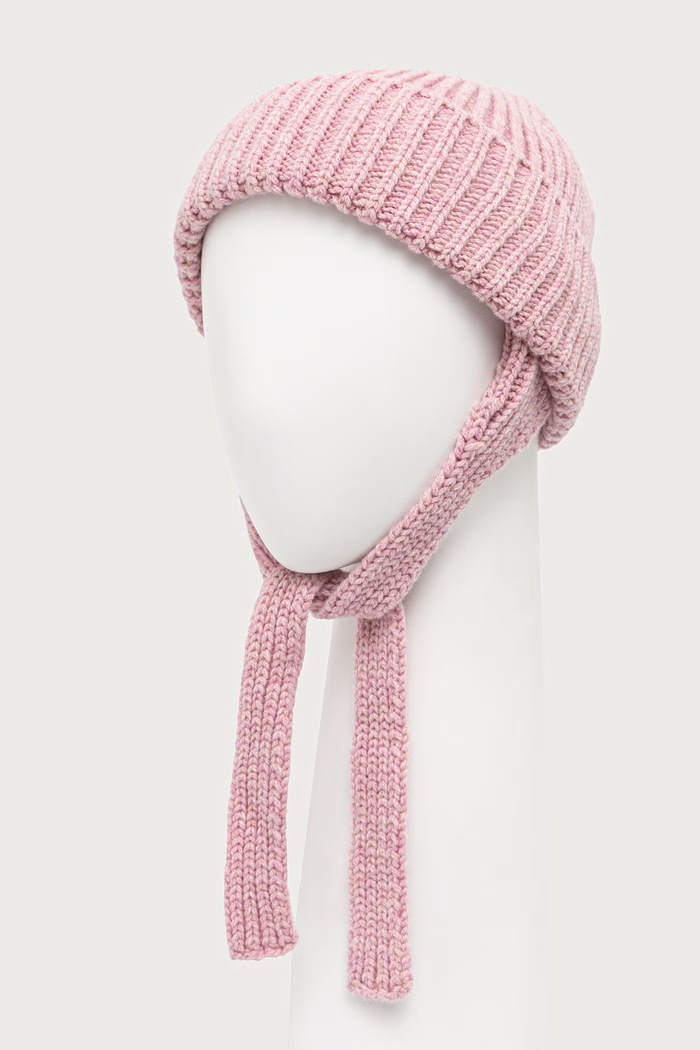 Cloimh Czapka damska wełniana różowy FW26.WEFH