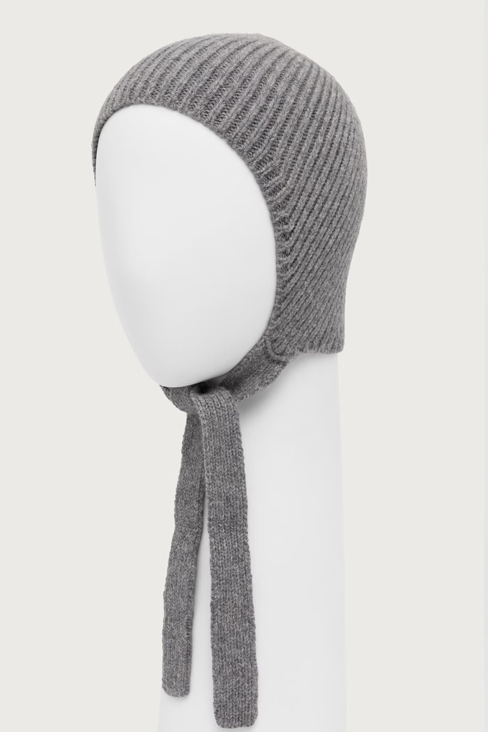 Cloimh Czapka damska wełniana FW26.SWTB szary AW26