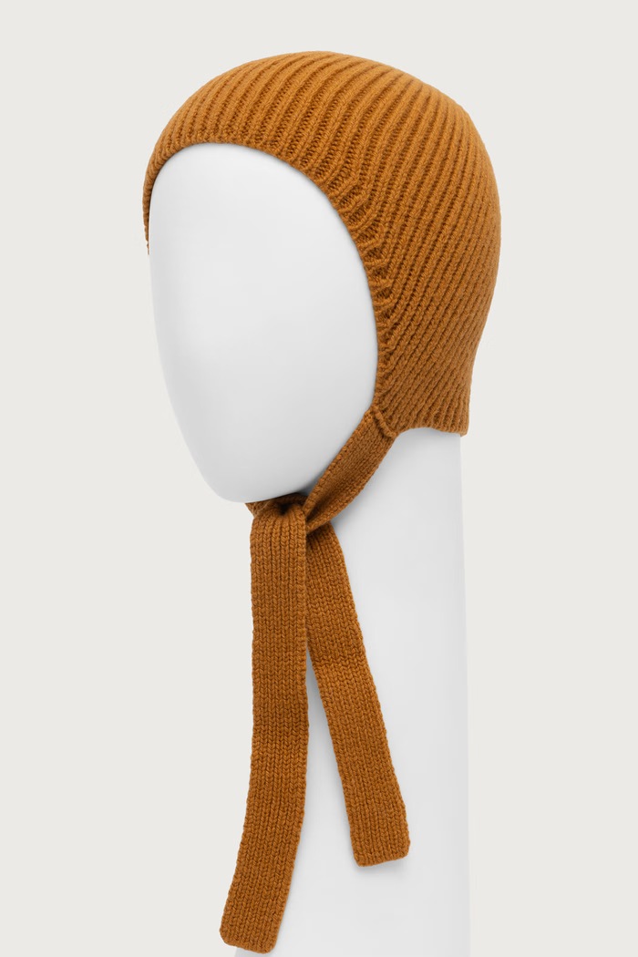 Cloimh Czapka damska wełniana FW26.SWTB brązowy AW26