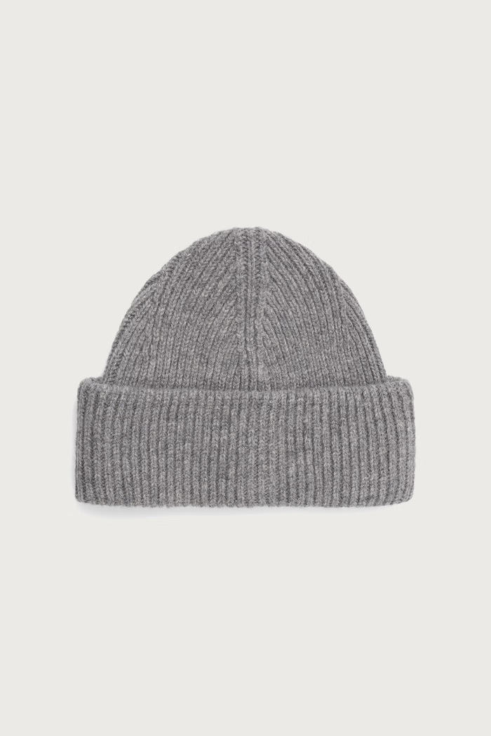Cloimh Czapka beanie damska wełniana szary FW26.SWCBH