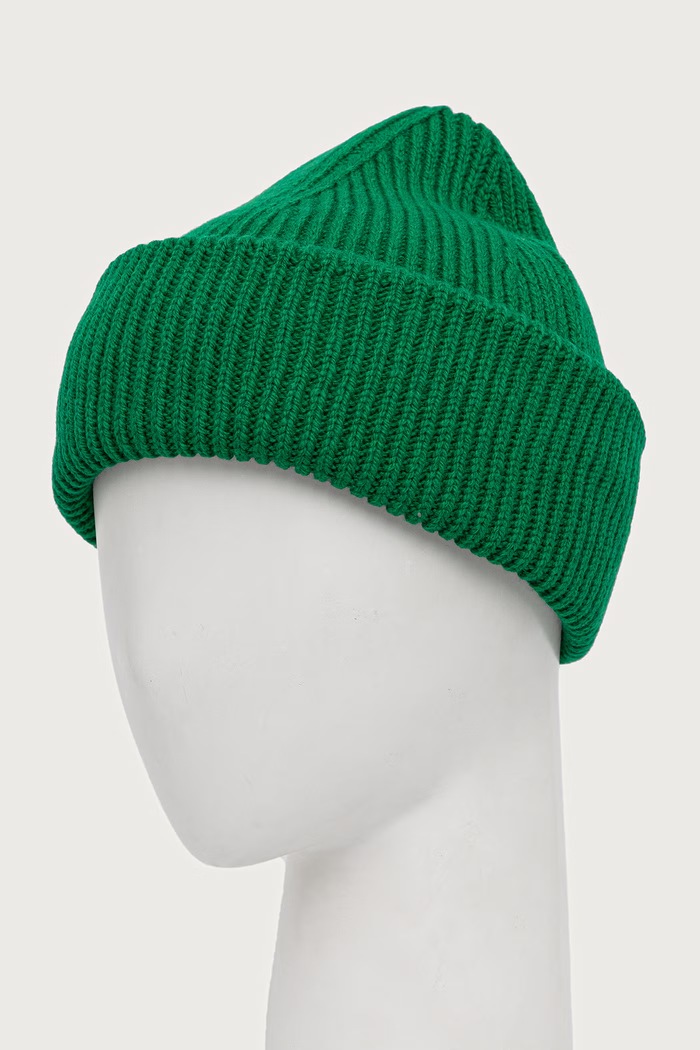 Akcesoria Cloimh Czapka beanie damska wełniana FW26.SWCBH zielony