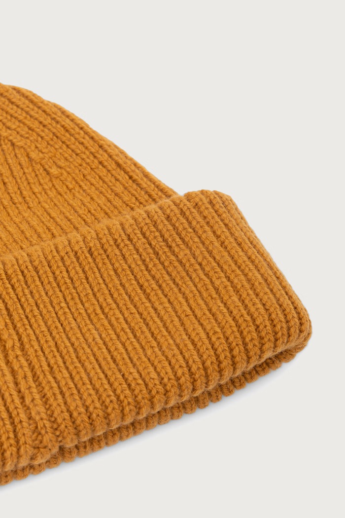 Doplňky Cloimh Pletená čepice dámská vlněná FW26.SWCBH hnědá
