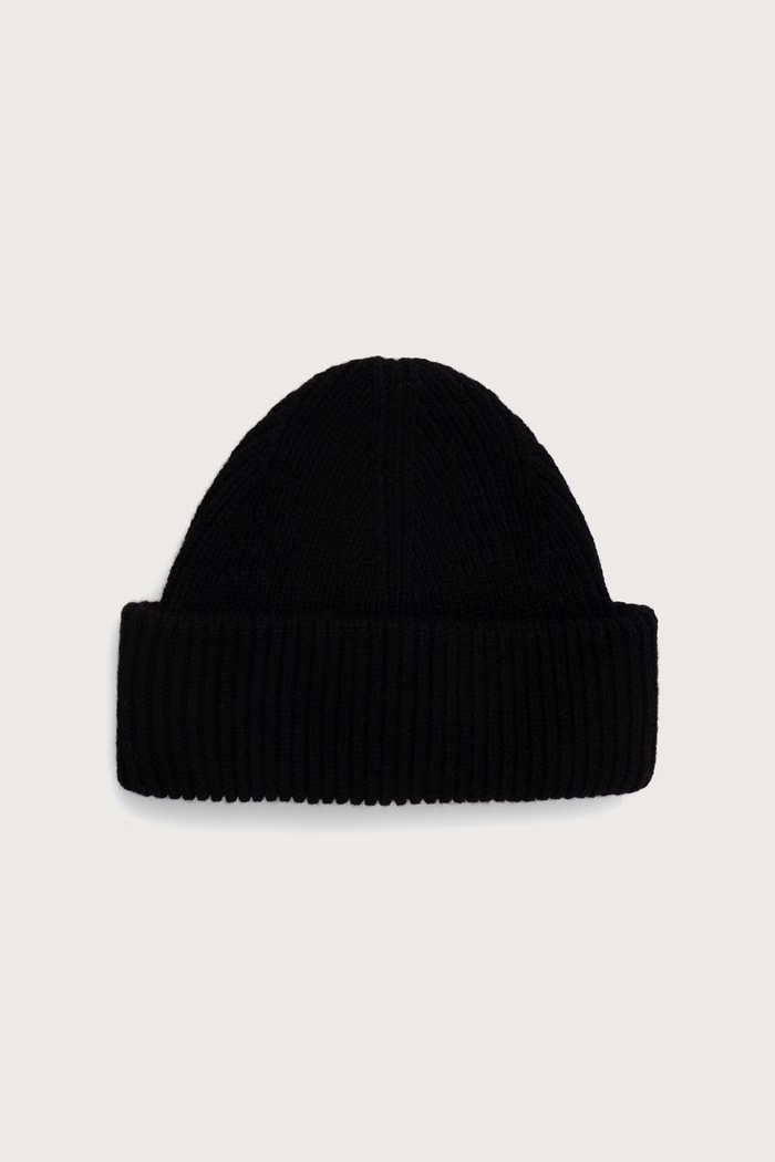 Cloimh Czapka beanie damska wełniana czarny FW26.SWCBH