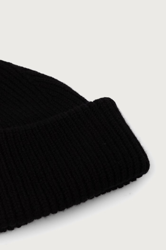 Akcesoria Cloimh Czapka beanie damska wełniana FW26.SWCBH czarny