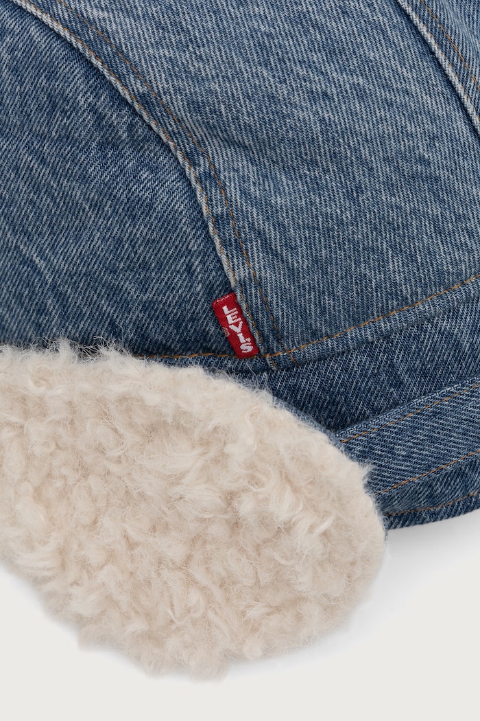 Czapka damska COZY TRAPPER Levi's niebieski 007ZH