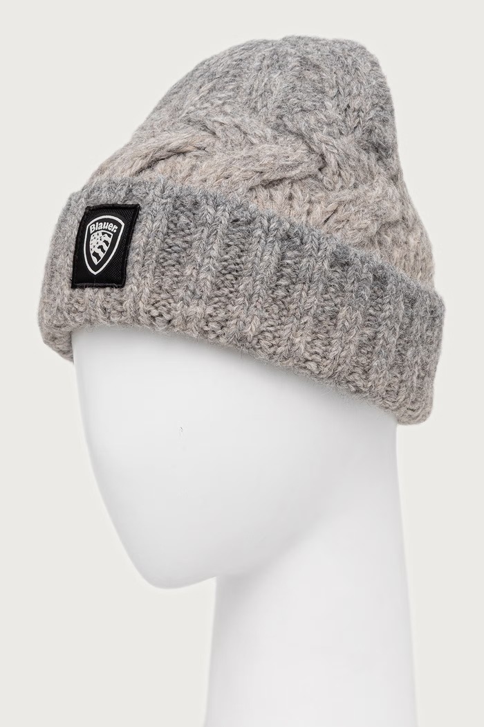 Akcesoria Blauer Czapka damska z wełną BLDA05566 szary