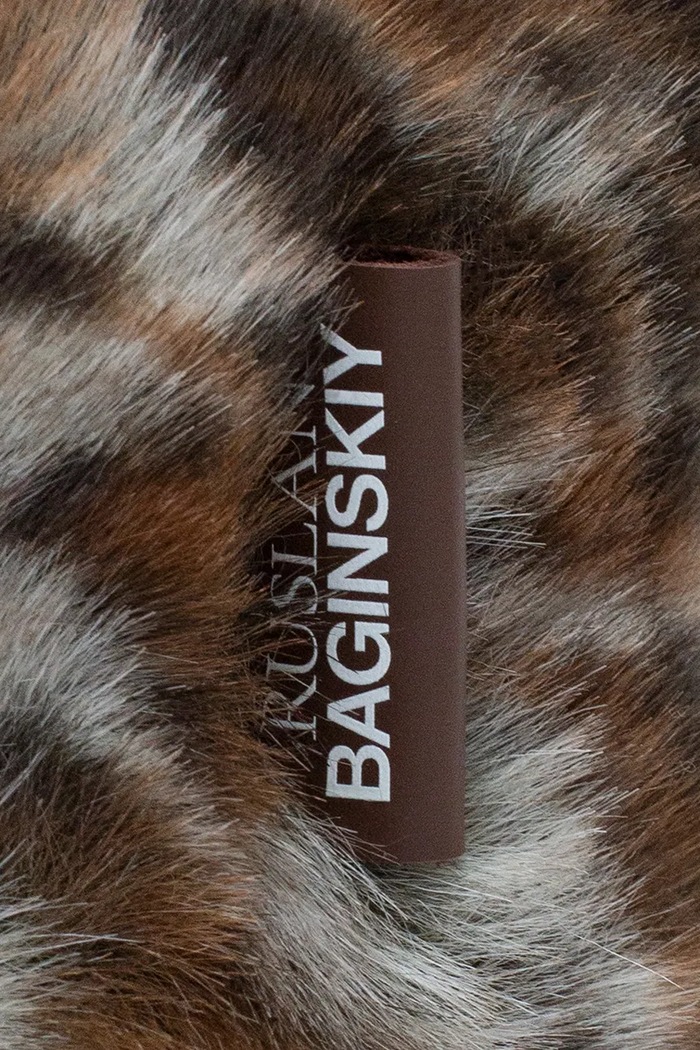 Czapka damska Faux-Fur Pillbox Hat RUSLAN BAGINSKIY MMM059.P.FF.FLTL brązowy
