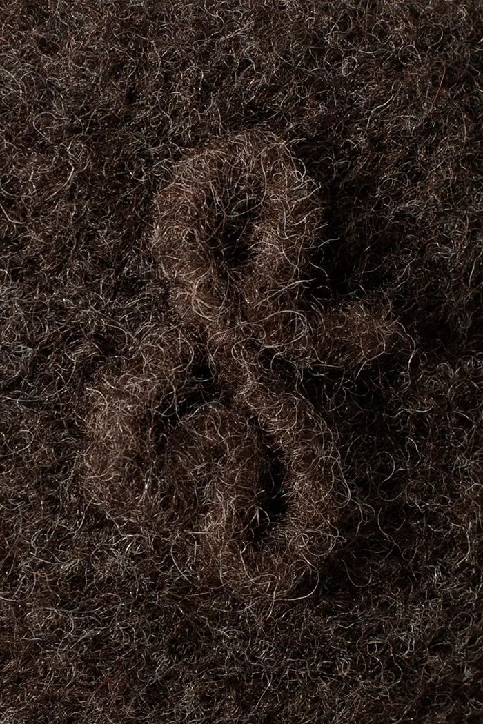 Akcesoria RUSLAN BAGINSKIY Kaszkiet damski z wełną Wool-blend Cap NBC09.WP.PFRB brązowy