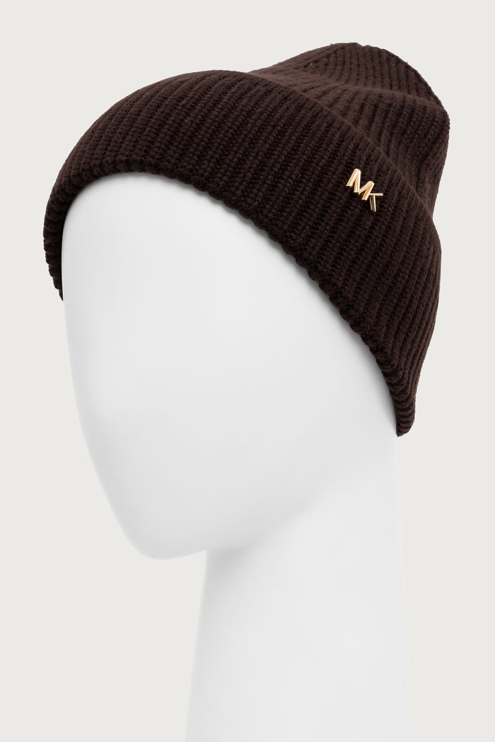 MICHAEL Michael Kors Czapka damska 29MKWC588006 brązowy AW26